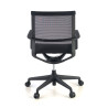 silla giratoria negro ice estructura blanca malla 8