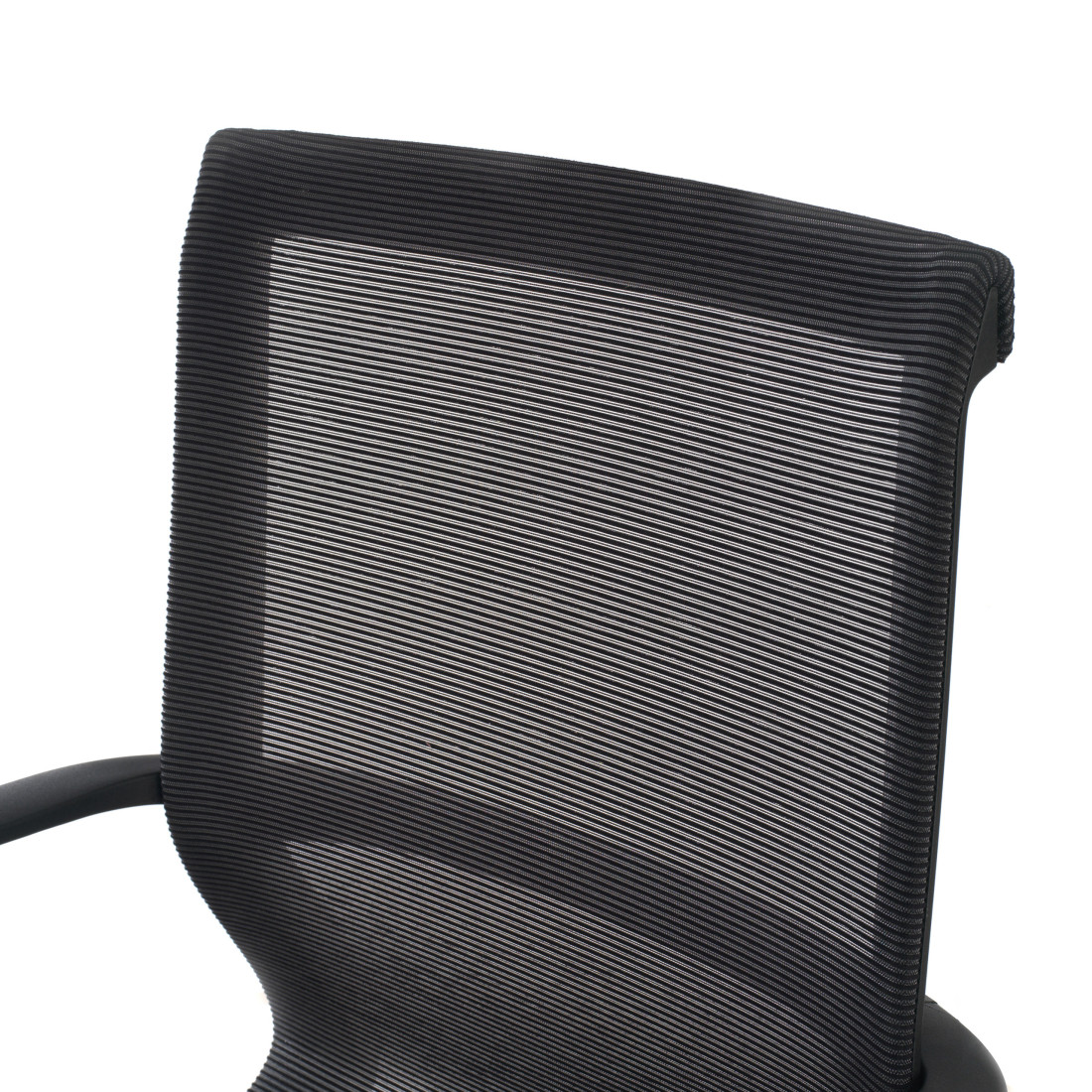 silla giratoria negro ice estructura blanca malla 4