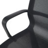 silla giratoria negro ice estructura blanca malla 5