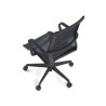 silla giratoria negro ice estructura blanca malla 6