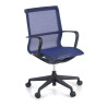 Silla de oficina giratoria Ice black red - AZUL