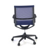 silla giratoria azul ice estructura blanca malla 8