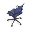 silla giratoria azul ice estructura blanca malla 6