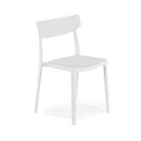 Silla de colectividad 4 patas Folk - BLANCO