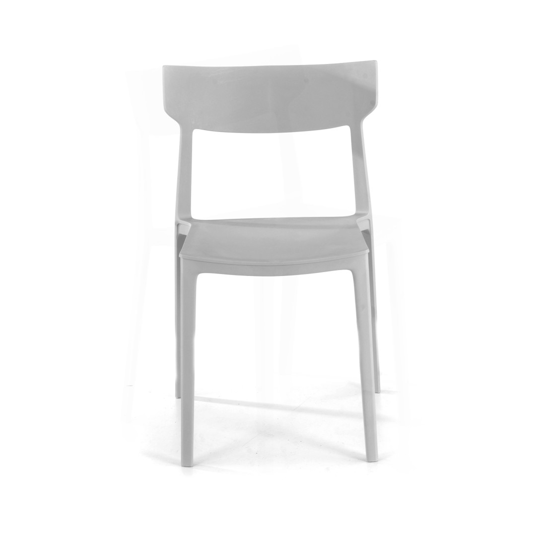silla confidente gris folk plastico 3
