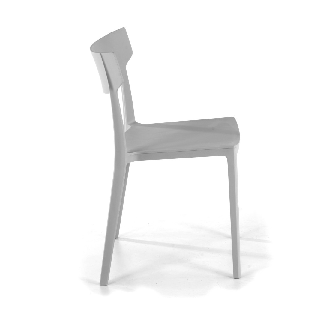 silla confidente gris folk plastico 7