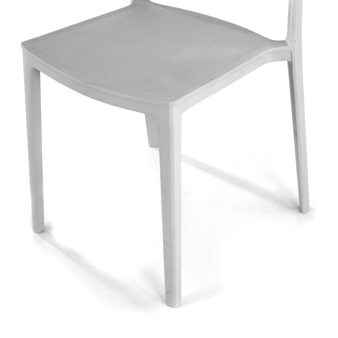 silla confidente gris folk plastico 5