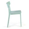 silla confidente verde folk plastico 7