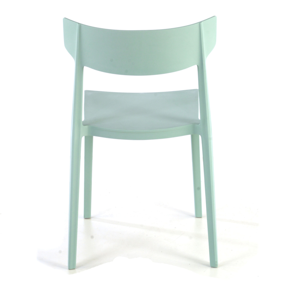 silla confidente verde folk plastico 8