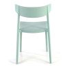 silla confidente verde folk plastico 8