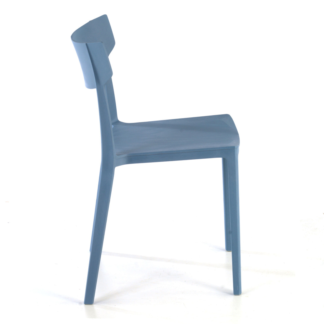 silla confidente azul folk plastico 7