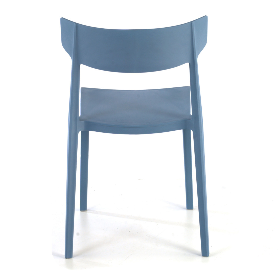 silla confidente azul folk plastico 8