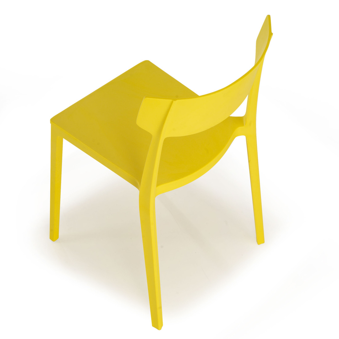 silla confidente amarillo folk plastico 6