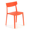 Silla de colectividad 4 patas Folk - ROJO