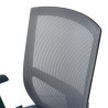 silla giratoria gris star malla 7