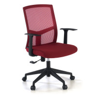 Silla de escritorio giratoria Star, red - rojo