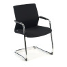 silla confidente negro tivoli tejido tela 1