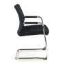 silla confidente negro tivoli tejido tela 4