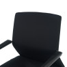 silla confidente negro tivoli tejido tela 8