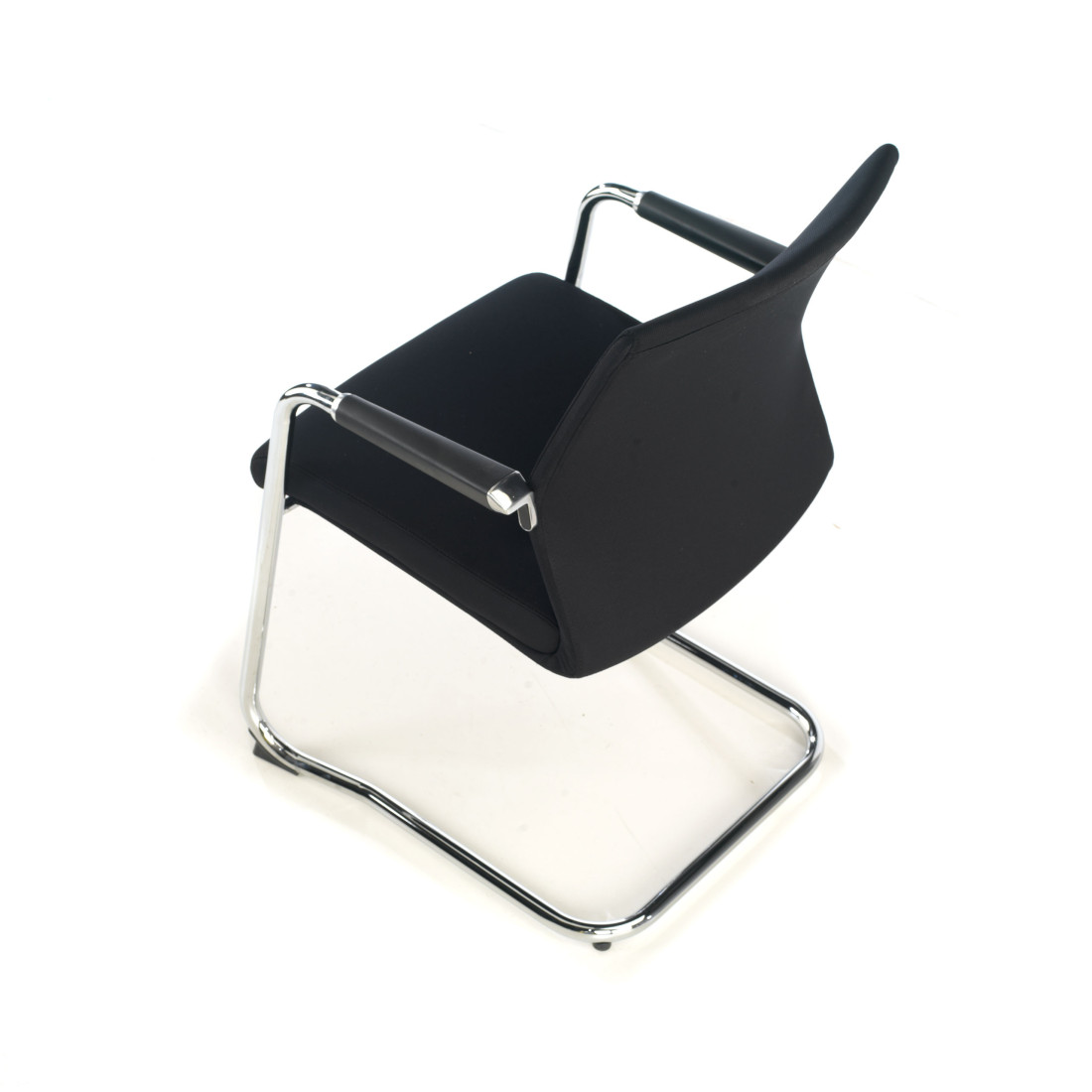 silla confidente negro tivoli tejido tela 9