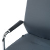 silla confidente gris tivoli tejido tela 7