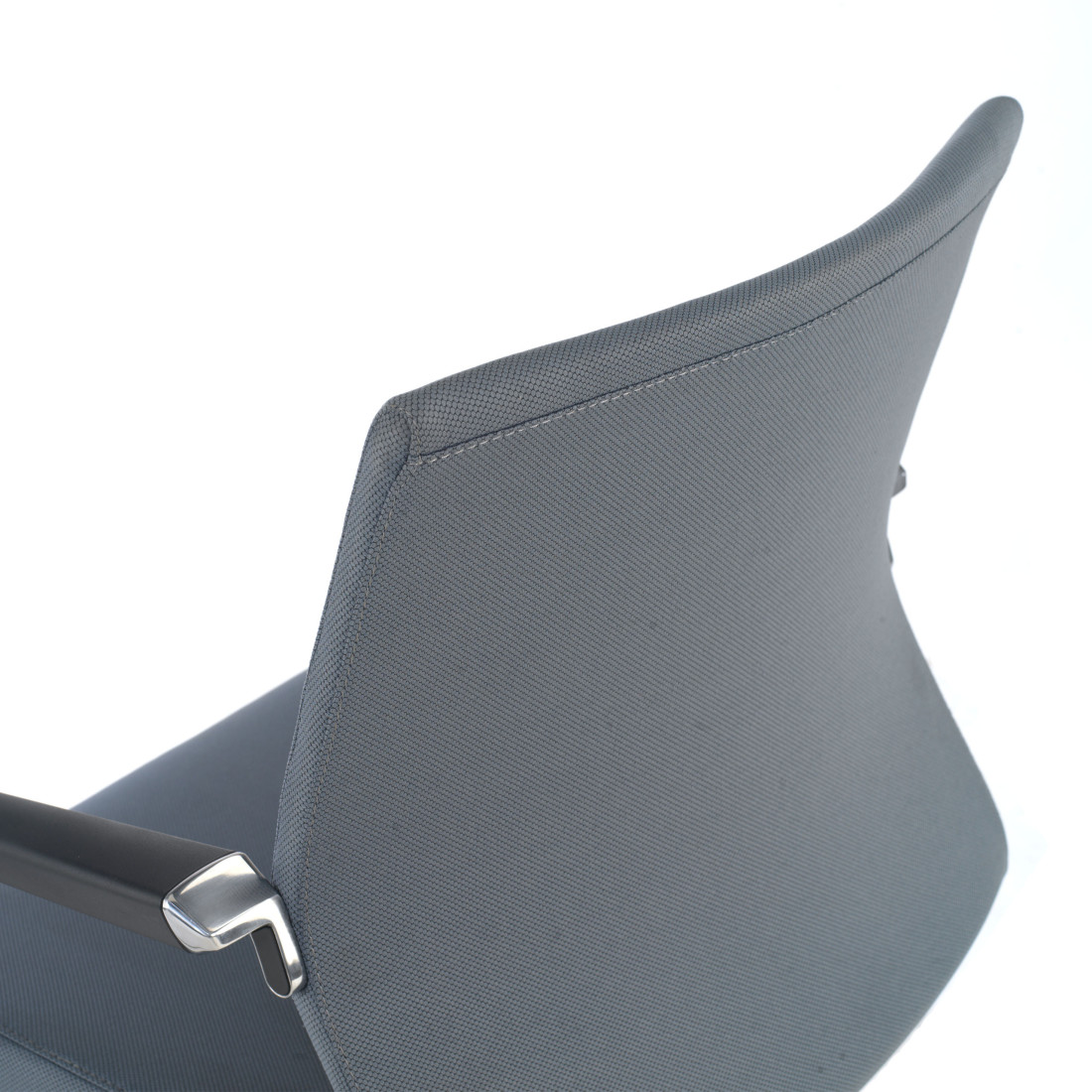 silla confidente gris tivoli tejido tela 8