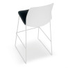 taburete de oficina negro nexus taburete de oficina tela 6