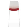 taburete de oficina rojo nexus taburete de oficina tela 3
