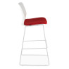 taburete de oficina rojo nexus taburete de oficina tela 7