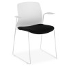 Silla Confidente Nexus, con brazos - NEGRO