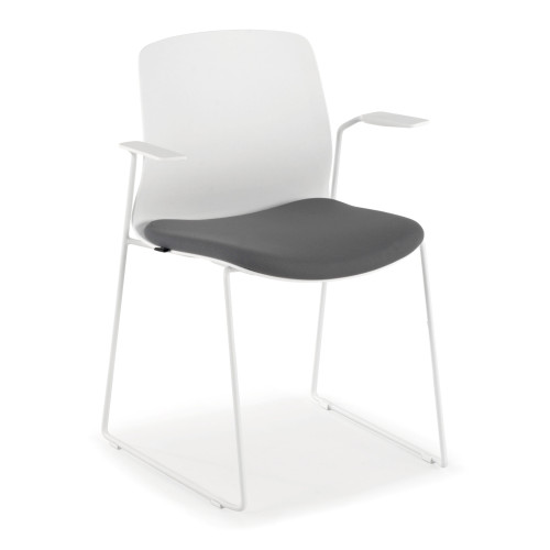 Silla Confidente Nexus, con brazos - Gris