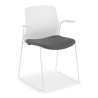 silla confidente gris nexus silla con brazos tela 1