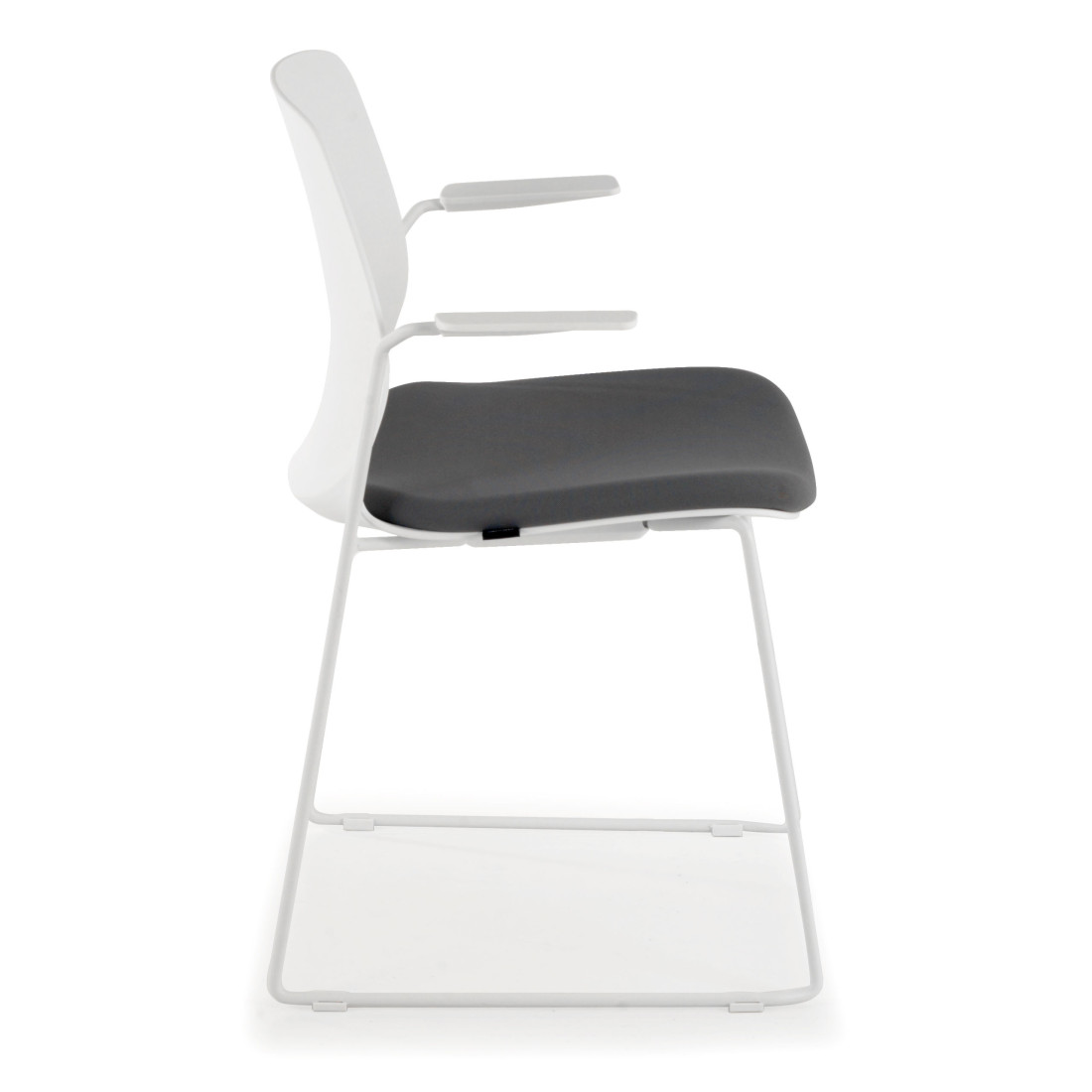 silla confidente gris nexus silla con brazos tela 7