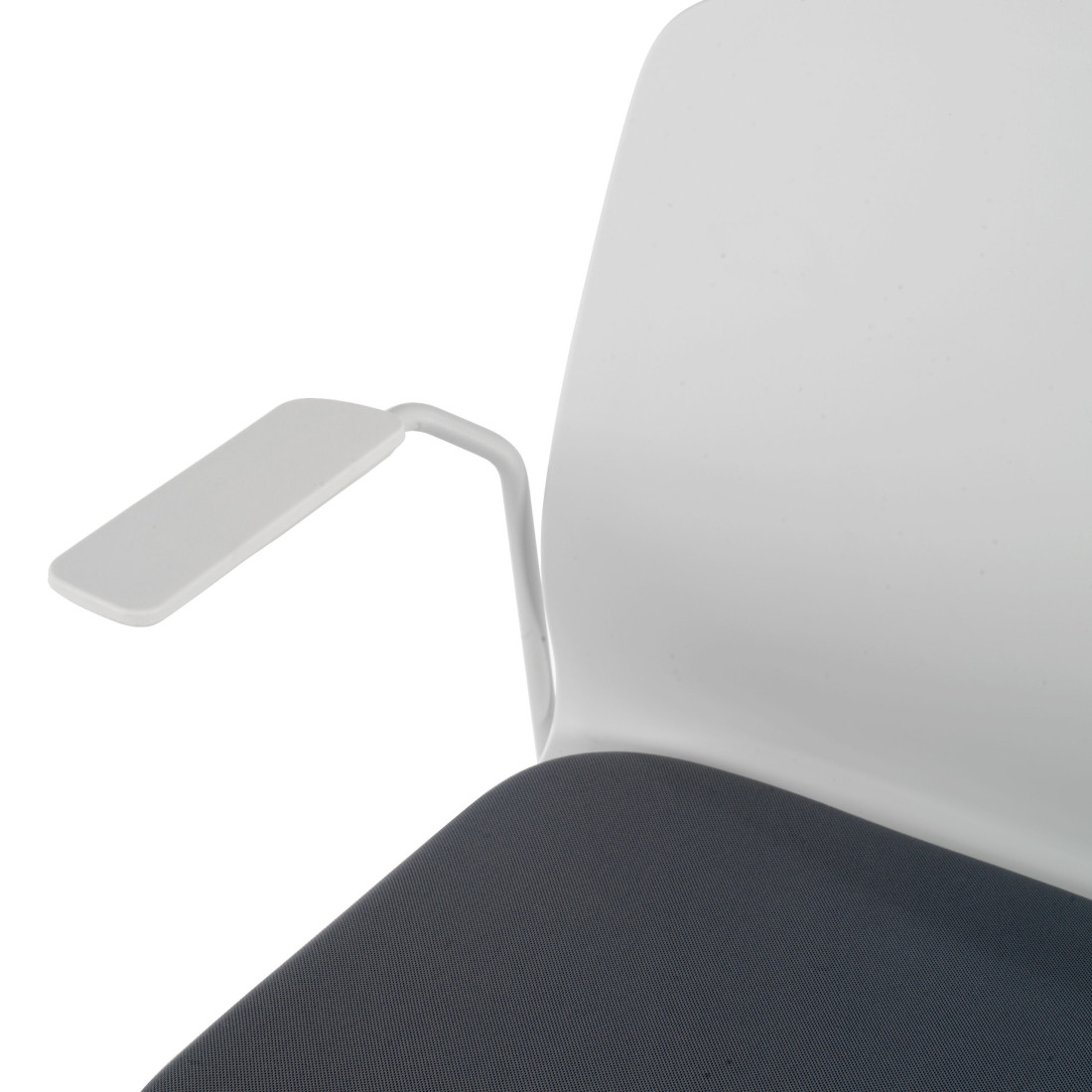 silla confidente gris nexus silla con brazos tela 4