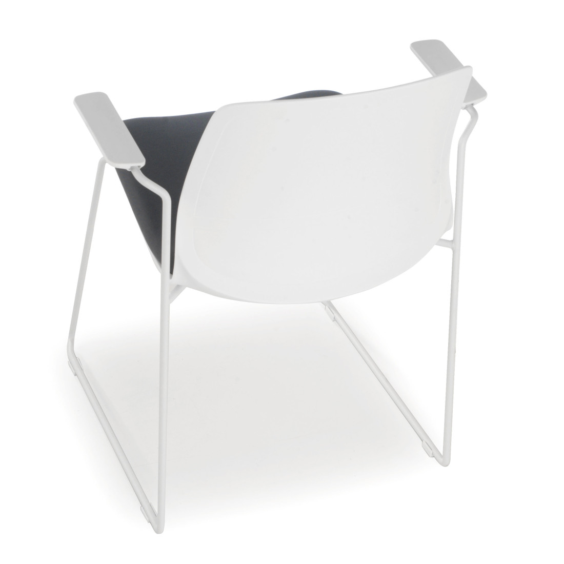 silla confidente gris nexus silla con brazos tela 6