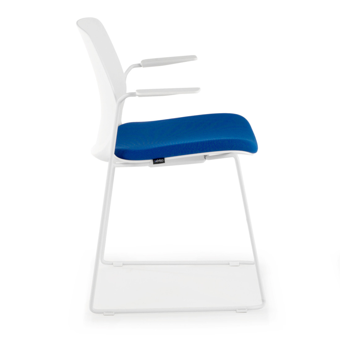 silla confidente azul nexus silla con brazos tela 7
