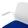 silla confidente azul nexus silla con brazos tela 5