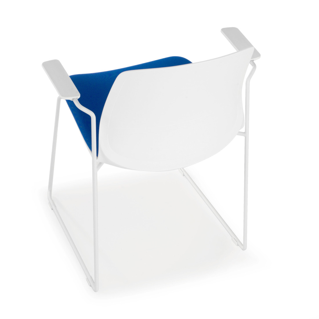 silla confidente azul nexus silla con brazos tela 6