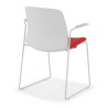 silla confidente rojo nexus silla con brazos tela 8