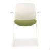 silla confidente verde nexus silla con brazos tela 3