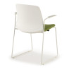 silla confidente verde nexus silla con brazos tela 8