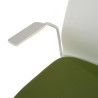 silla confidente verde nexus silla con brazos tela 4