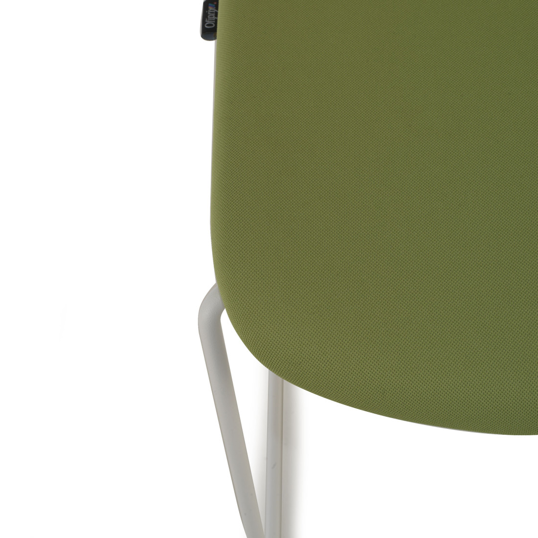 silla confidente verde nexus silla con brazos tela 5
