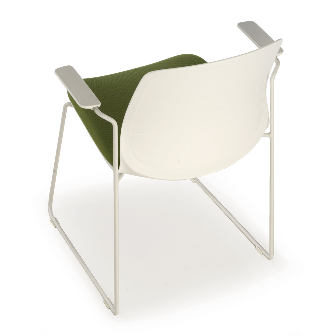 silla confidente verde nexus silla con brazos tela 6