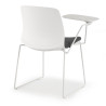 silla confidente gris nexus silla con pala de escritura tela 8