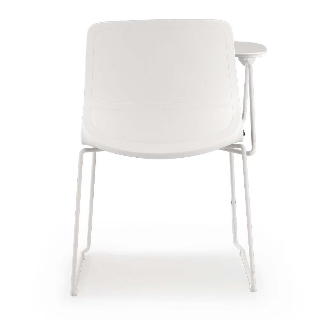 silla confidente gris nexus silla con pala de escritura tela 9