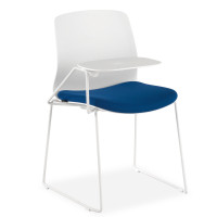 Silla Confidente Nexus, con atril - azul