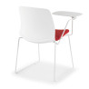 silla confidente rojo nexus silla con pala de escritura tela 8