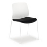 Silla Confidente Nexus, patín - NEGRO