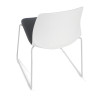 silla confidente gris nexus silla sin brazos tela 6